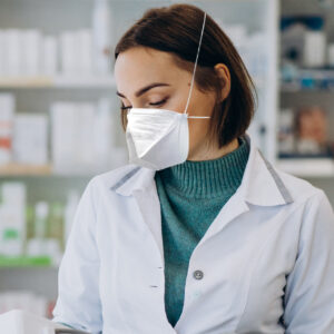 Masque de protection pour les professionnels de santé